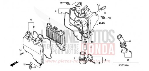 AIR CLEANER ANF125T5 de 2005